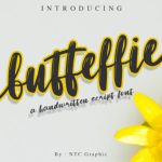 Butteffie Font Poster 1