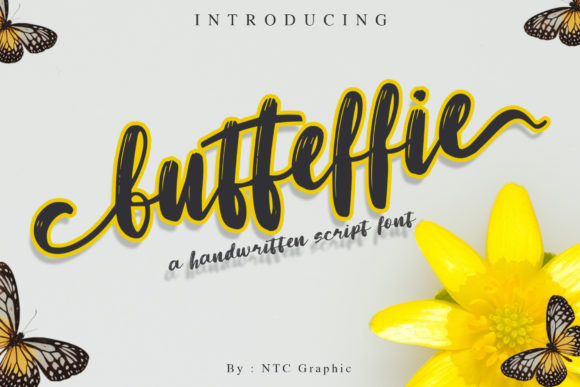 Butteffie Font Poster 1