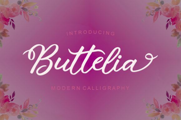 Buttelia Font Poster 1