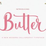 Butter Font Poster 1
