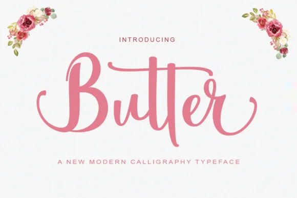 Butter Font Butter Font Poster 1