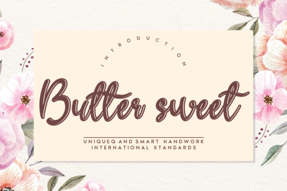 Butter Sweet Font