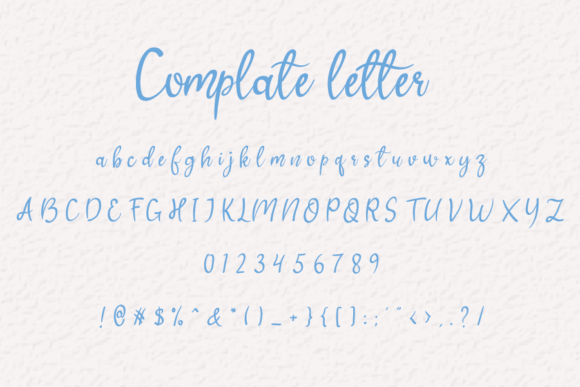 Butterfly Font Poster 4