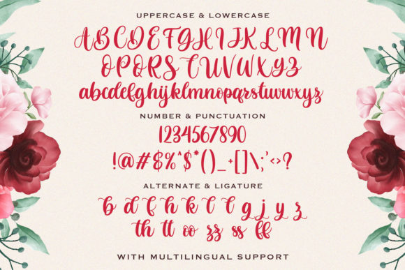 Butterfly Font Poster 14