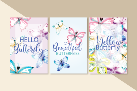 Butterfly Garden Font Poster 4