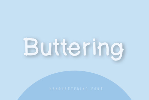 Buttering Font Poster 1