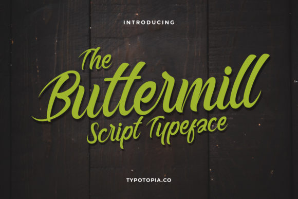 Buttermill Font Poster 1