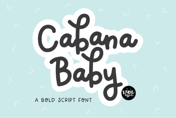 Cabana Baby Font Poster 1