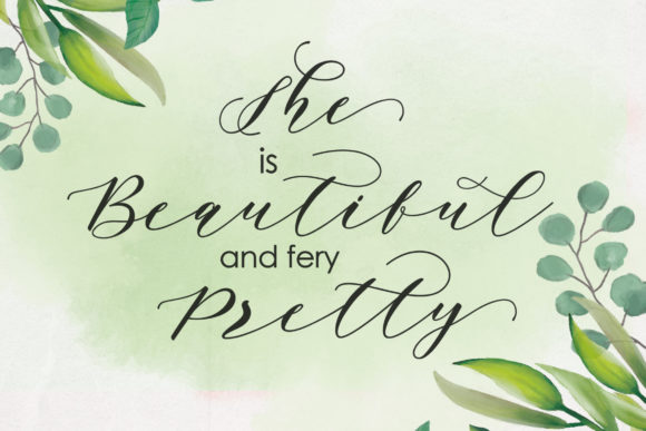 Cadafi Letter Font Poster 3