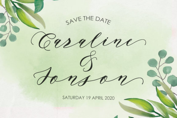 Cadafi Letter Font Poster 4
