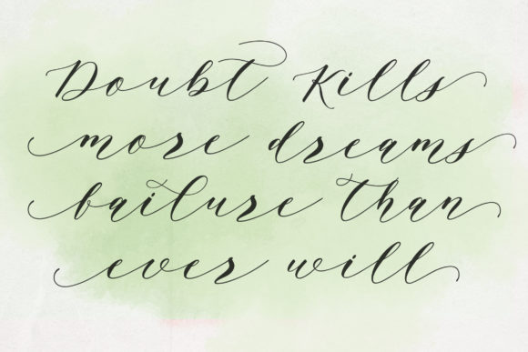 Cadafi Letter Font Poster 8