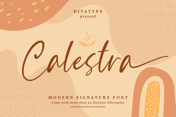 Calestra Font Calestra Font Poster 1
