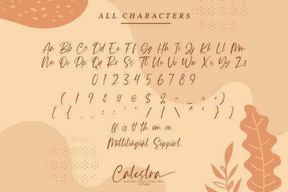 Calestra Font Poster 2