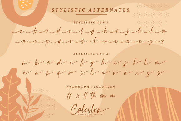 Calestra Font Poster 3