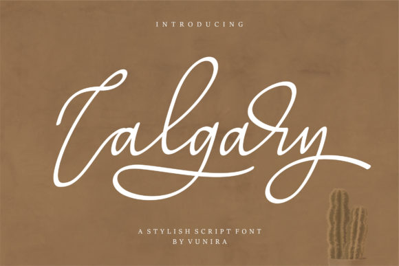 Calgary Font Poster 1