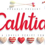 Calhtia Font Poster 1