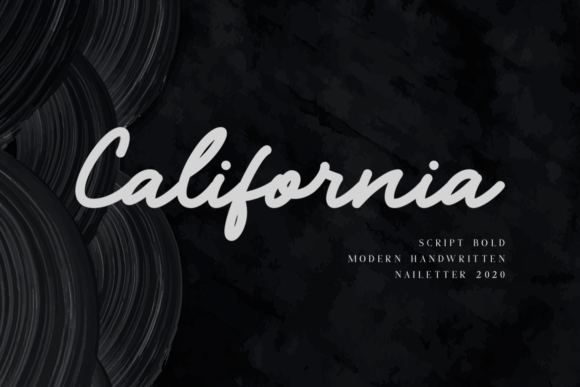 California Font Poster 1