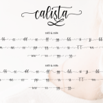 Calista Font Poster 11