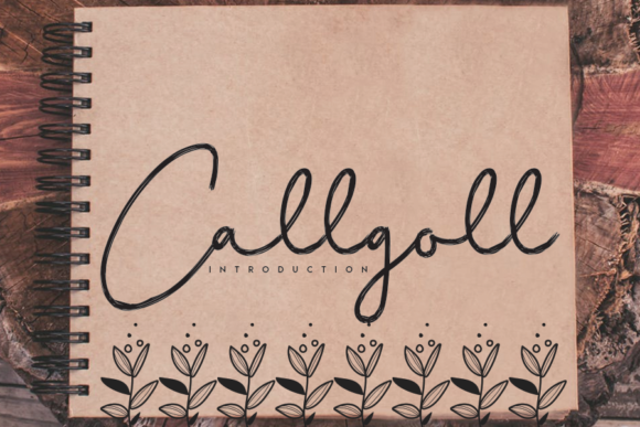 Callgoll Font Poster 1