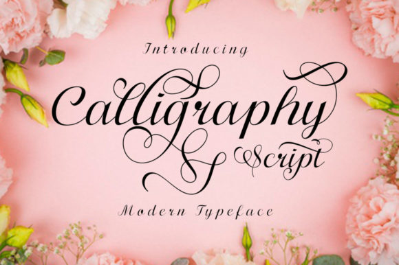 Calligraphy Script Font Poster 1