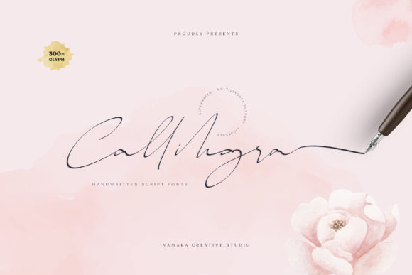 Callihgra Font Poster 1