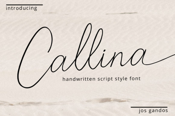 Callina Font Poster 1