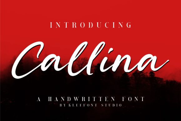 Callina Font Poster 1