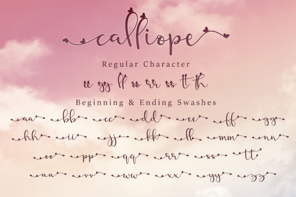 Calliope Font Poster 10