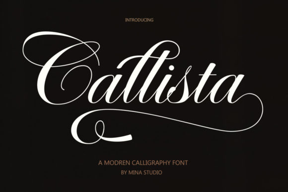 Callista Font Poster 1
