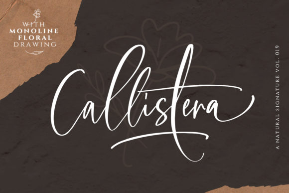 Callistera Font Poster 1