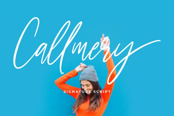 Callmery Font Callmery Font Poster 1