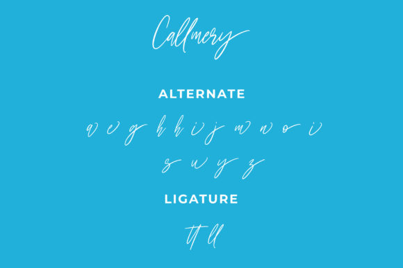 Callmery Font Poster 10