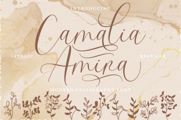 Camalia Amira Font Poster 1