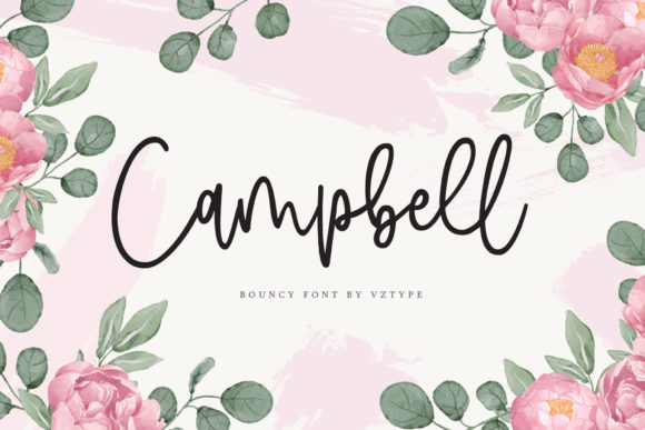 Campbell Font Poster 1
