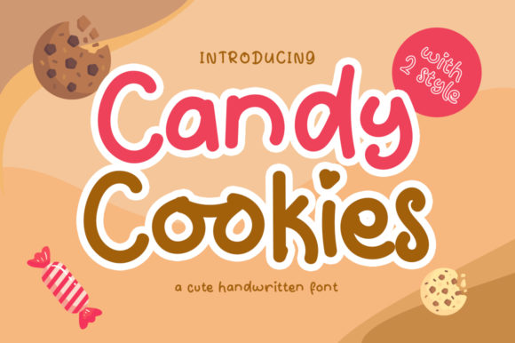 Candy Cookies Font Poster 1