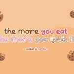 Candy Cookies Font Poster 2