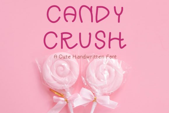 Candy Crush Font Poster 1