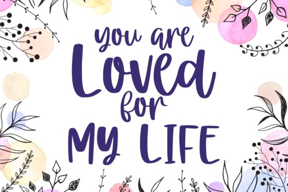 Candy Lovely Font Poster 2