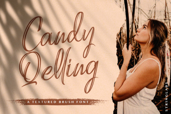 Candy Qelling Font Poster 1