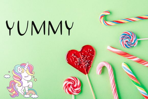 Candy Saga Font Poster 4