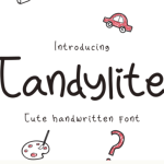 Candylite Font Poster 1