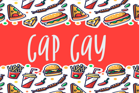 Cap - Cay Font Poster 1