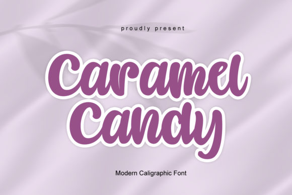 Caramel Candy Font Poster 1