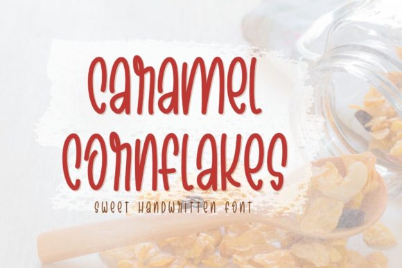 Caramel Cornflakes Font Poster 1