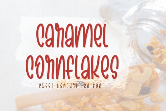 Caramel Cornflakes Font