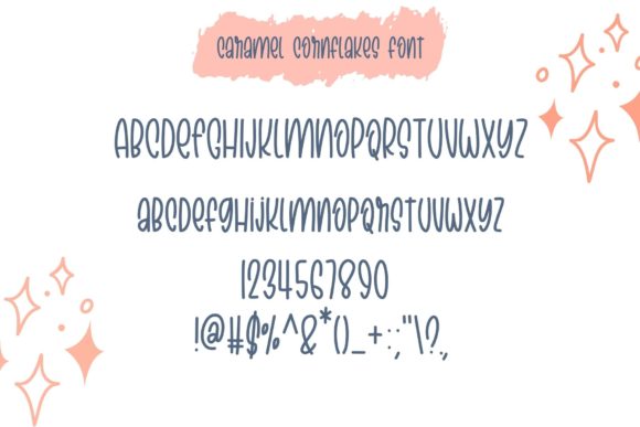 Caramel Cornflakes Font Poster 9