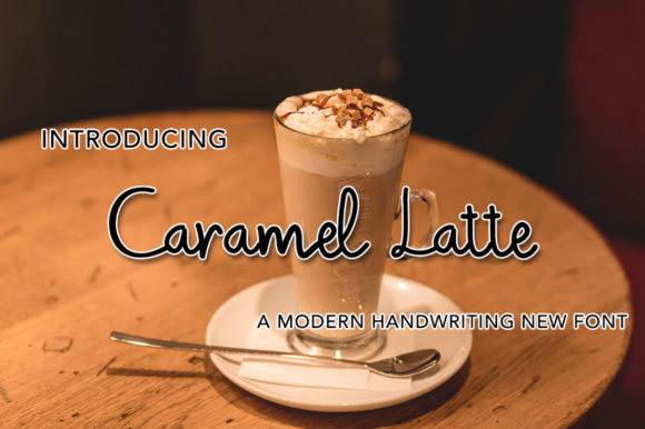 Caramel Latte Font Poster 1