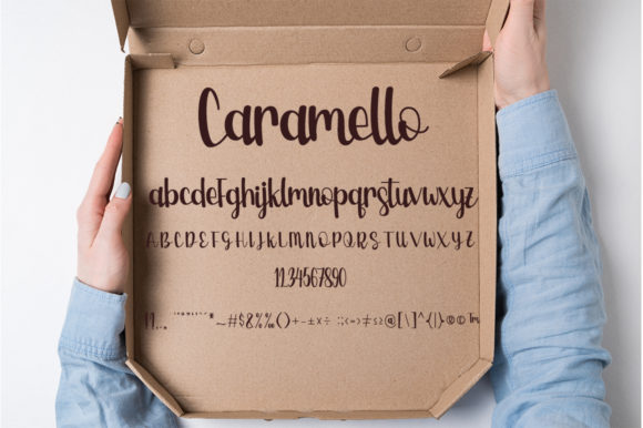 Caramello Font Poster 8
