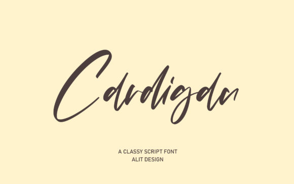 Cardigan Font