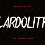 Cardolith Font Poster 1
